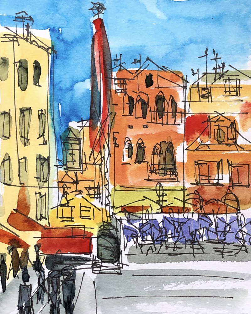 Urban Sketches Danny Touw Venice
