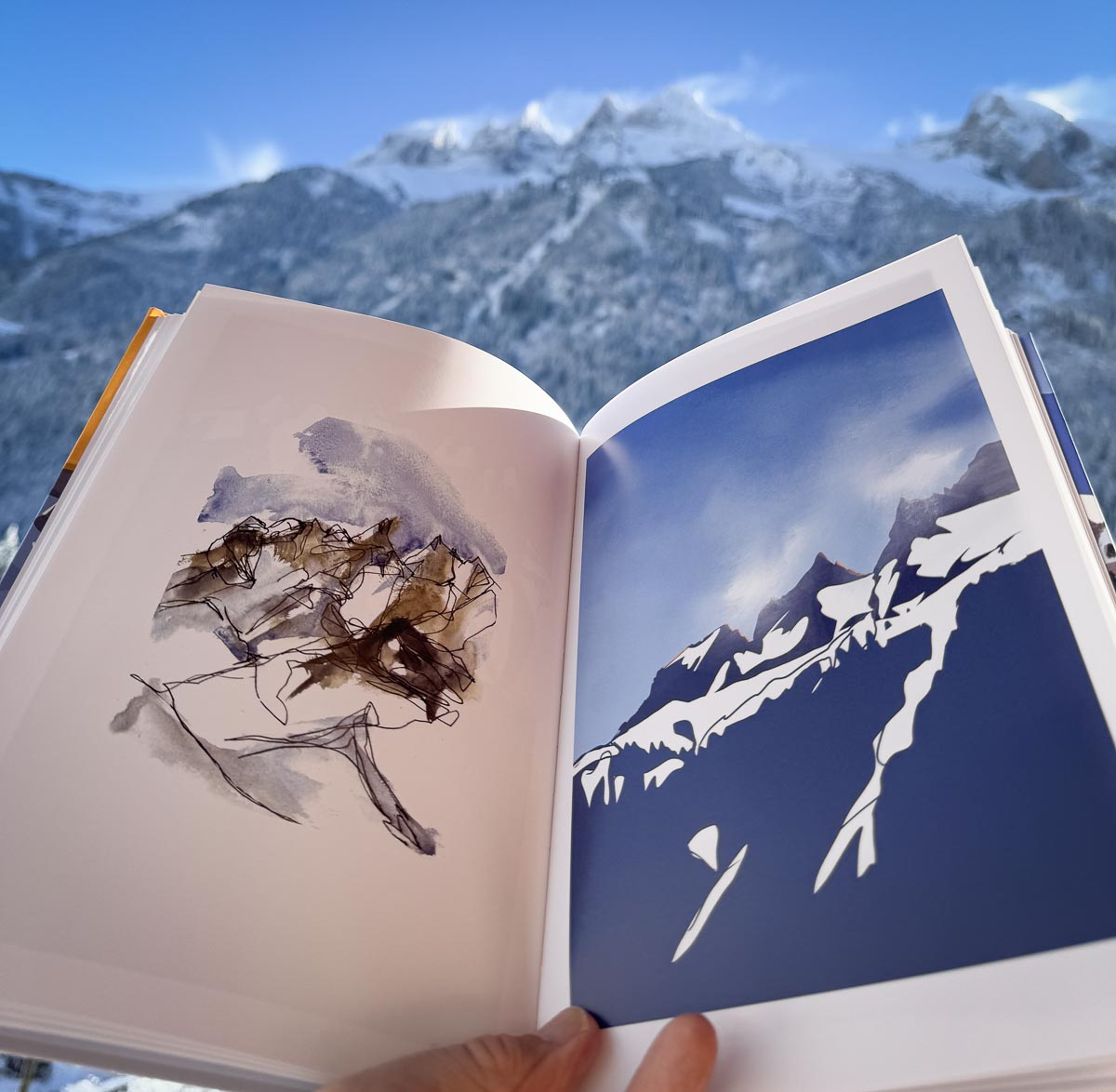 painting danny touw book portes du soleil